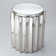 Fluted Column Table-Nickel