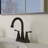 Centerset 2-handle Bathroom Faucet with Drain Assembly-94459486