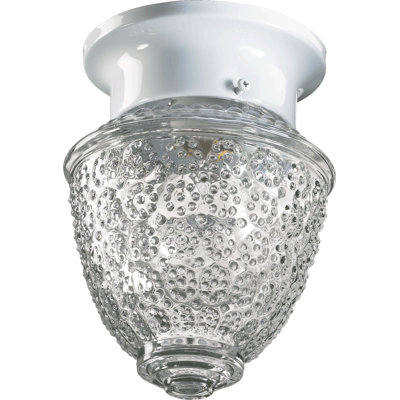 Mike Glass Flush Mount