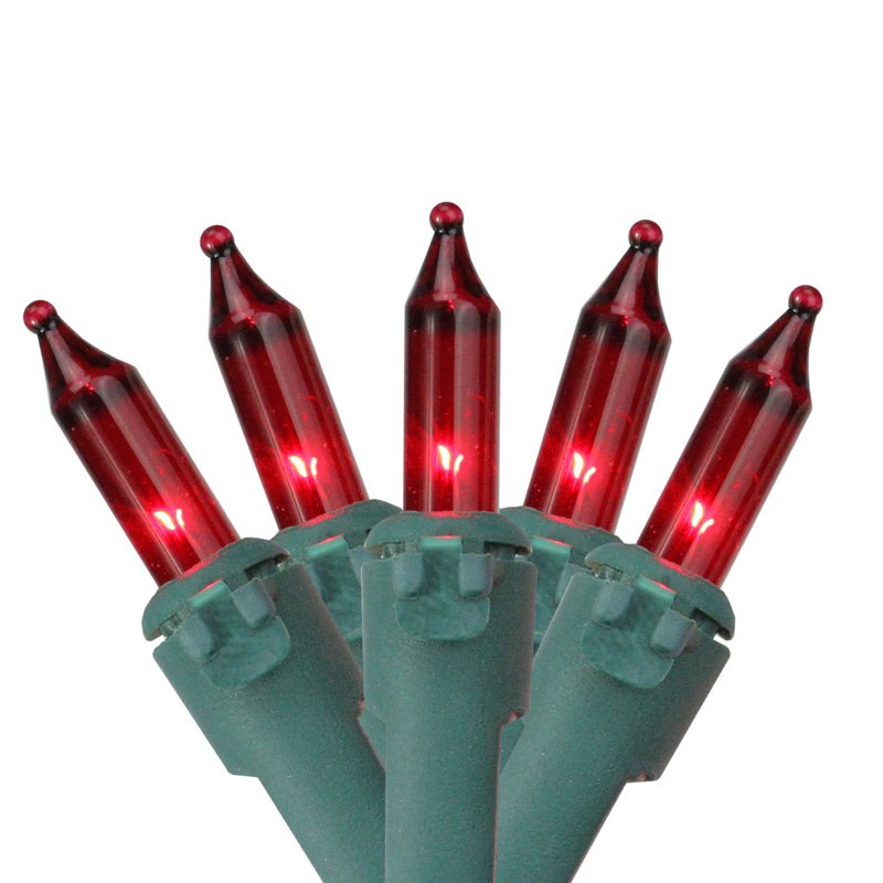 Mini ensemble de guirlandes de Noël, 552", Rouge / Vert, 100