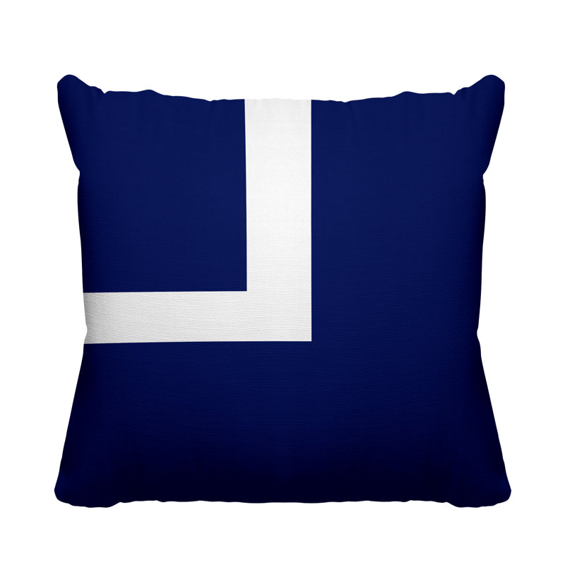 Coussin intérieur / extérieur Wheeler, Bleu marine, L 15 po x H 15 po