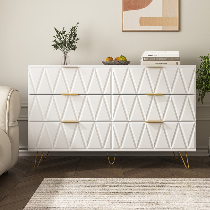 Commode 6 tiroirs Exmore