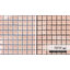 Carreau de mosaïque en porcelaine 12 po x 12 po Fioretti-123469274