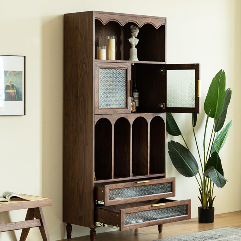 Bibliothèque de luxe American Light, (3 tablettes) H 78,74 po x l 70,87 po x P 15,75 po