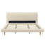 Lit plateforme tapissier Elliot Mid-Century-369981838
