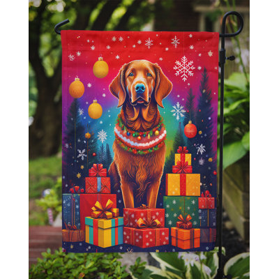 Drapeau de jardin en polyester double face H 15,5 po x l 11,25 po
