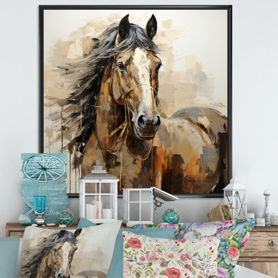 Cheval, liberté symbolique - impression sur toile