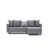 100 % polyester gris clair est en rupture de stock