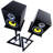 150cm Premium Floor Fixed Height Speaker Stand (Pair) For Studio Monitors And Hi-Fi Loudspeakers - Create Truer Mixes With Optimum Loudspeaker/Monitor Height And Positioning With Rotating Plate For Speakers
