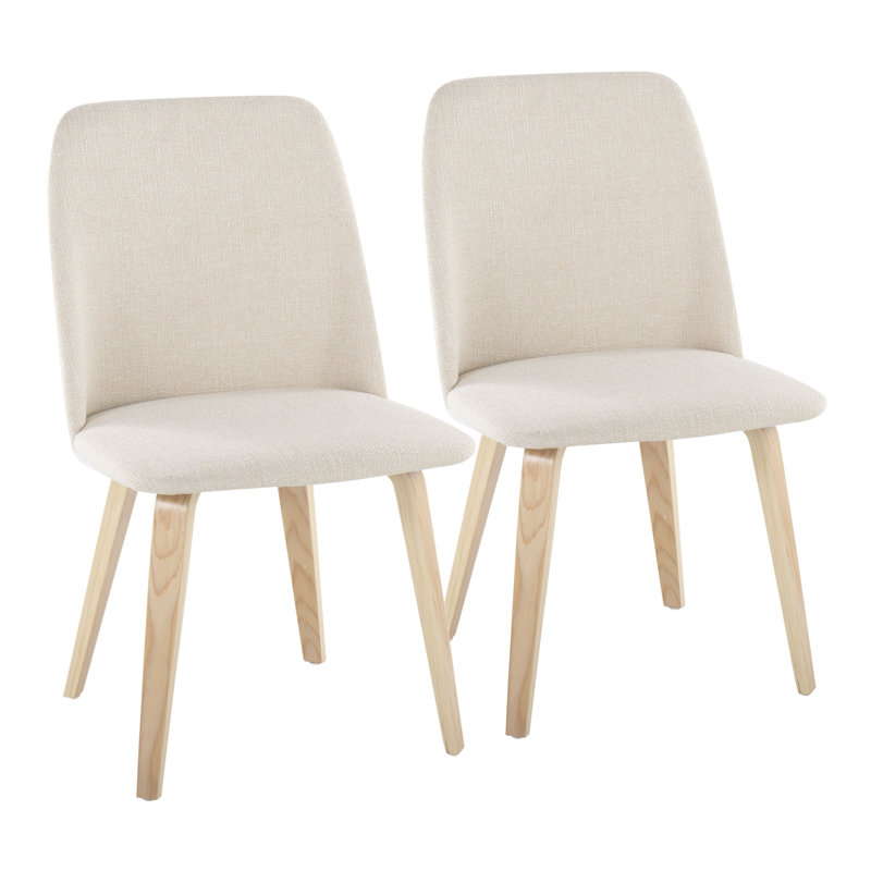 Chaise d'appoint Jaismeen, Crème, Naturel