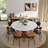 Round Conlon Dining Table With Lazy Susan-2055725255-2055725253