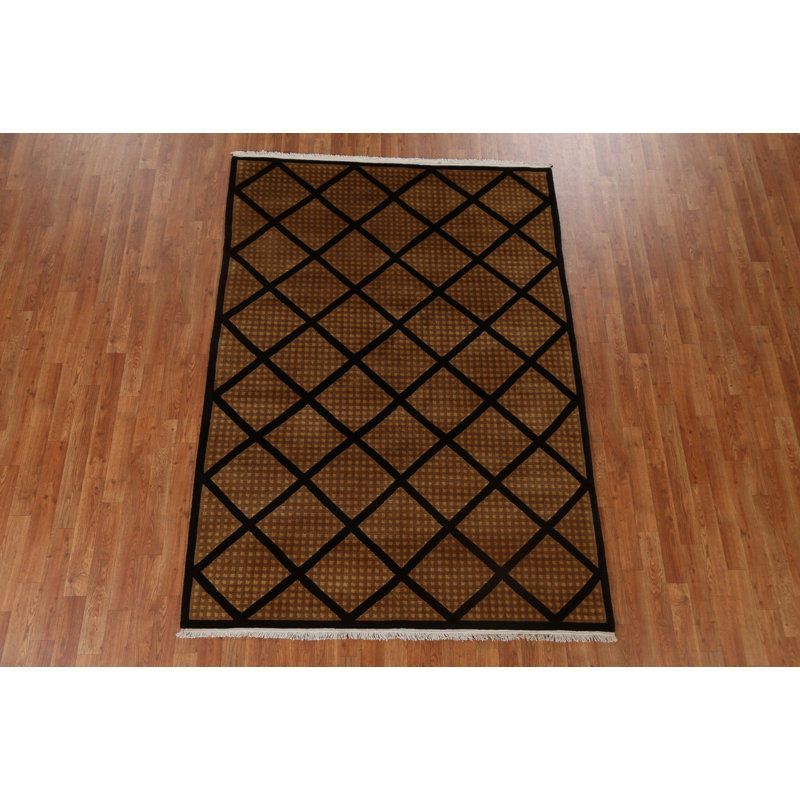 One-of-a-Kind 5'2" X 7'2" New Age Wool Area Rug in