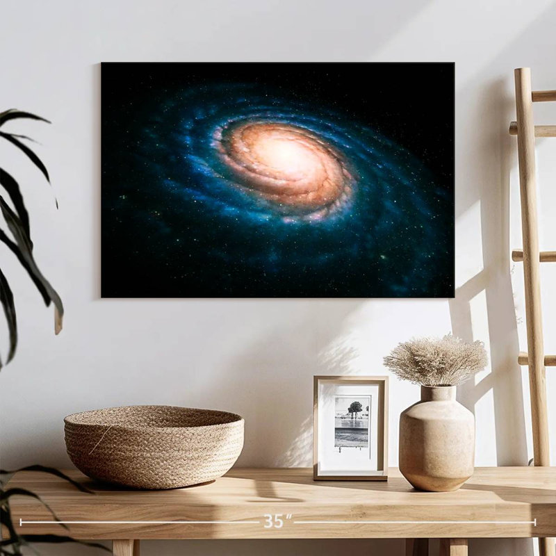 Oberle Spiral Shaped Galaxy, 16" H x 24" W