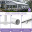 40 Ft. W x 20 Ft. D Steel Party Tent with Removable Sidewalls