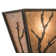 Rustic Lodge 1 - Light Flush Mounted Sconce
