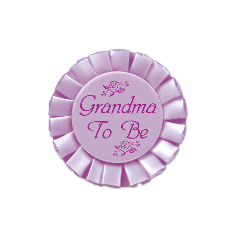 Bouton «Grandma To Be Satin»
