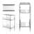  8.7'' Narrow Acrylic Side Table-389437168