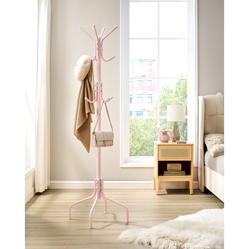 Steel Freestanding 8 - Hook Coat Rack