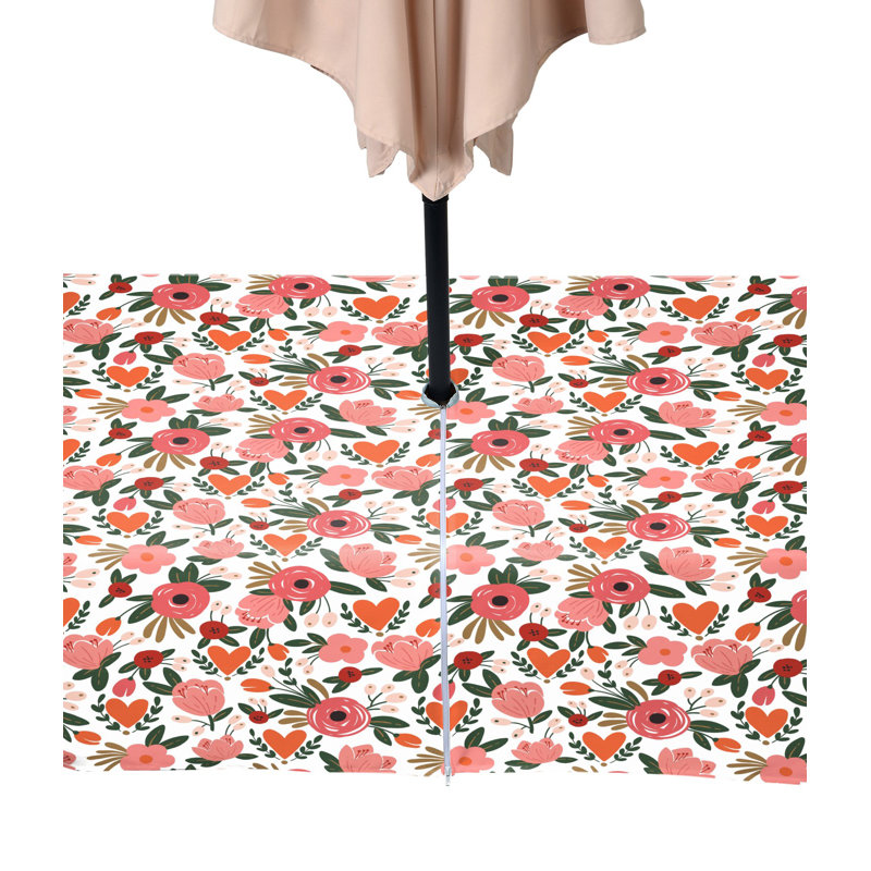 Floral Bloom Water Repellent Tablecloth, 120" x 60"
