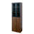 70.87" H Display Storage Cabinet , 4 Tier multi-functional pull-out multi-tier storage shelf & 2 Glass Doors, Modern Wooden Tall Bookshelf Bookcase for Living Room Home Office-2095633982