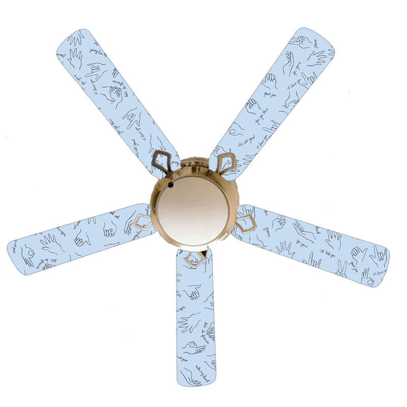 Ventilateur de plafond 5 pales 52 "