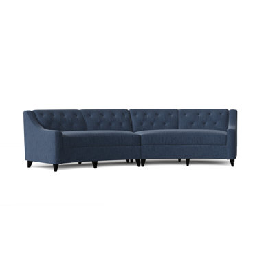 Charlotte Upholstered Curved Sectional Symmetrical