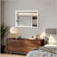 Luminaire lumineux pour miroir de salle de bain lumineux à DEL, désembuage 5 minutes, reflet Full HD, 3 couleurs à intensité variable, fixation murale-1589753105