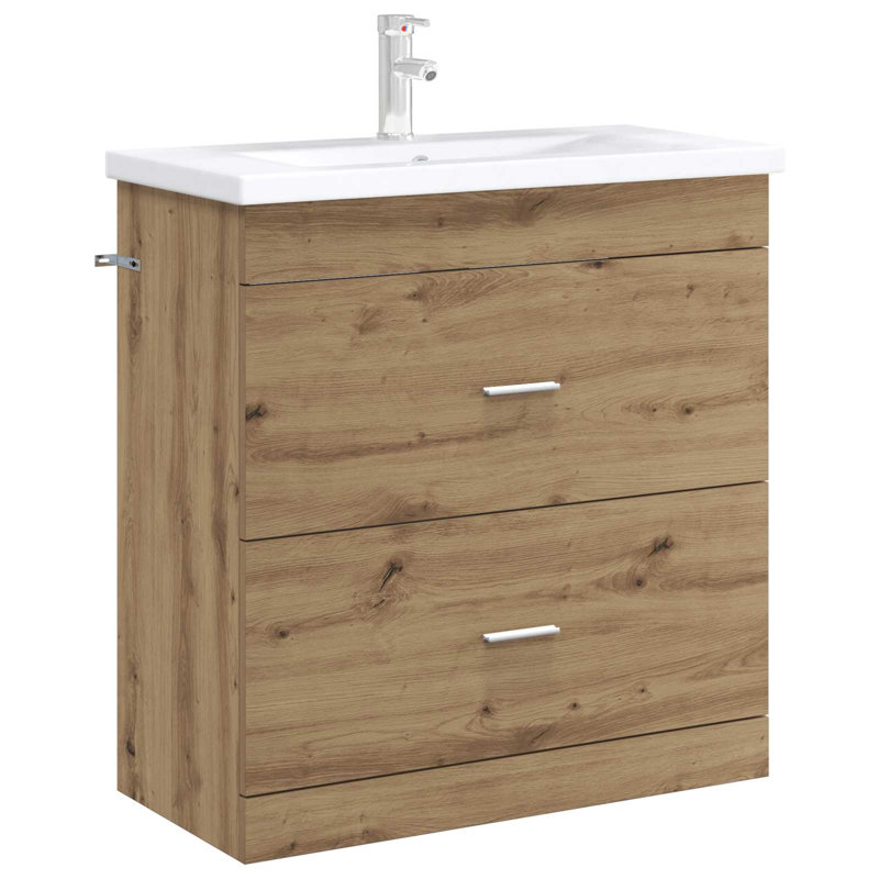 78.5cm Bathroom Vanity Base Only, Artisan Oak