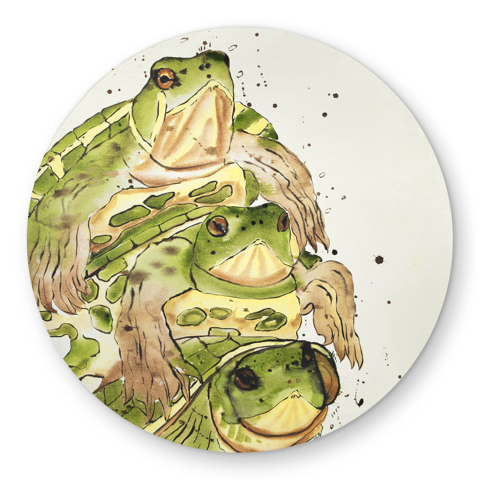 Begin Edition International Inc. Three Aquatic Turtles Rug | Beige ...