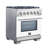 Capriasca - Titanium Professional 30" 4.32 cu. ft. Freestanding Dual Fuel Range with Nightlight-68815741