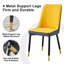 Ensemble de salle à manger 5 pièces 50 "avec chaises rembourrées Contemporary-92611034-92611031