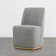 Geelt Upholstered Dining Chair with Casters