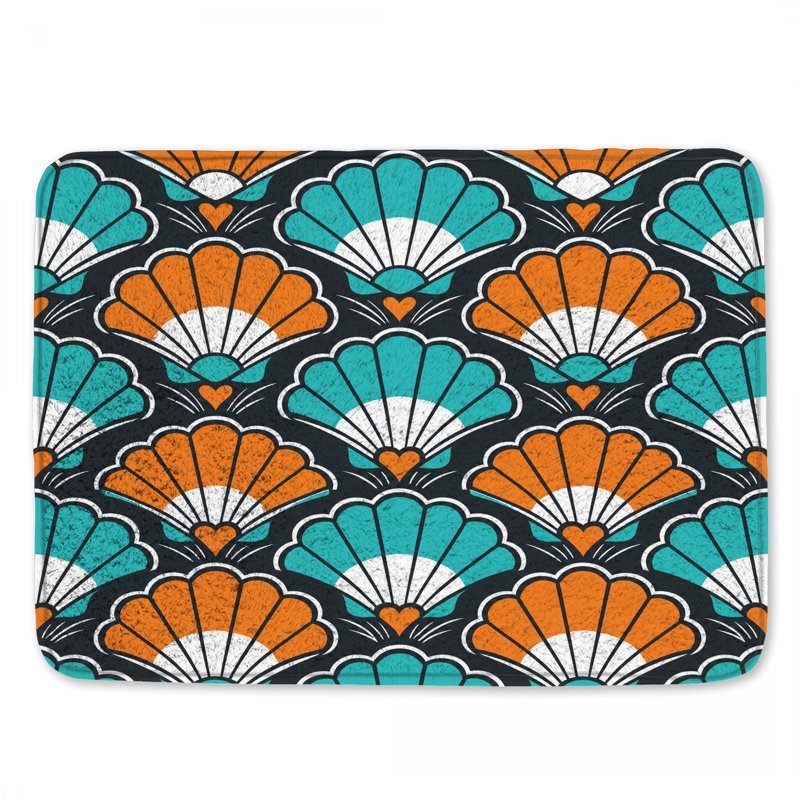 Tapis de bain Art Deco, 24in W x 17in L