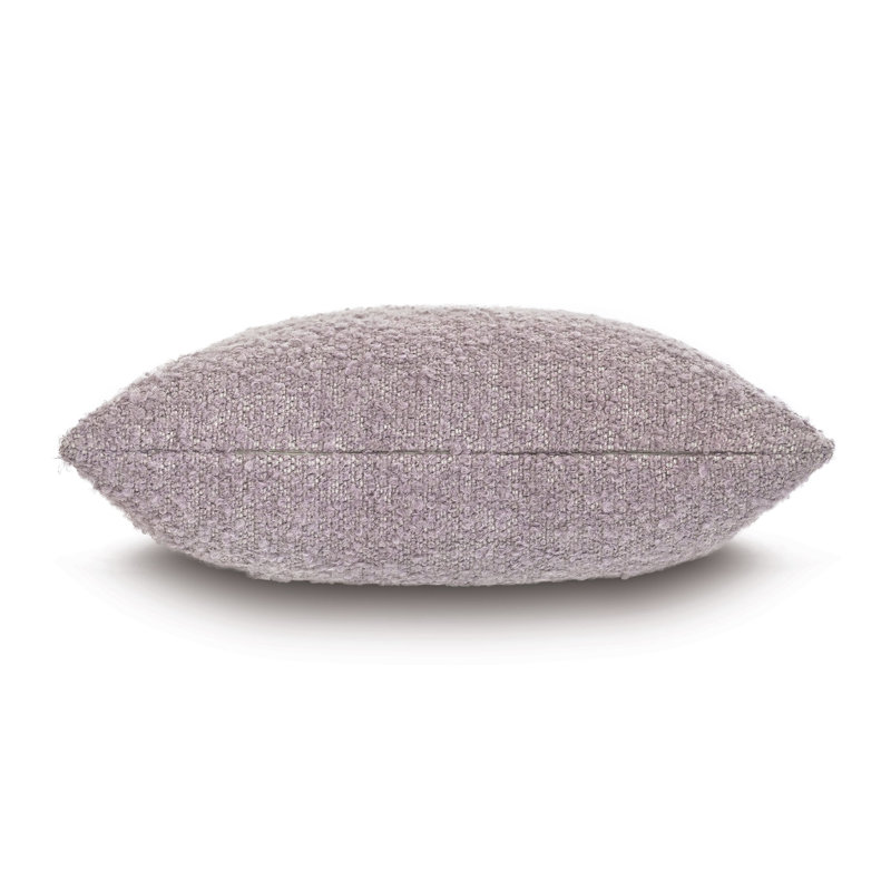 Coussin décoratif Marl Boucle, Carré 22 po, Améthyste
