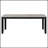 Centera Grey and Black Rectangular Dining Table with Extension Leaf for Versatile and Elegant Dining