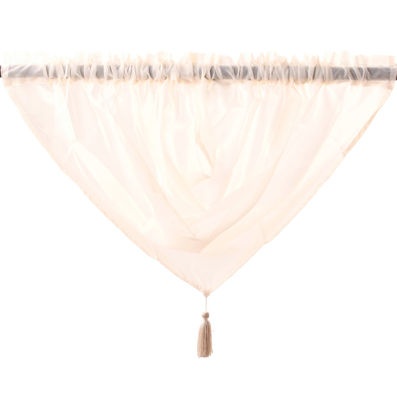 Arieah Semi Sheer Curtain, Cream