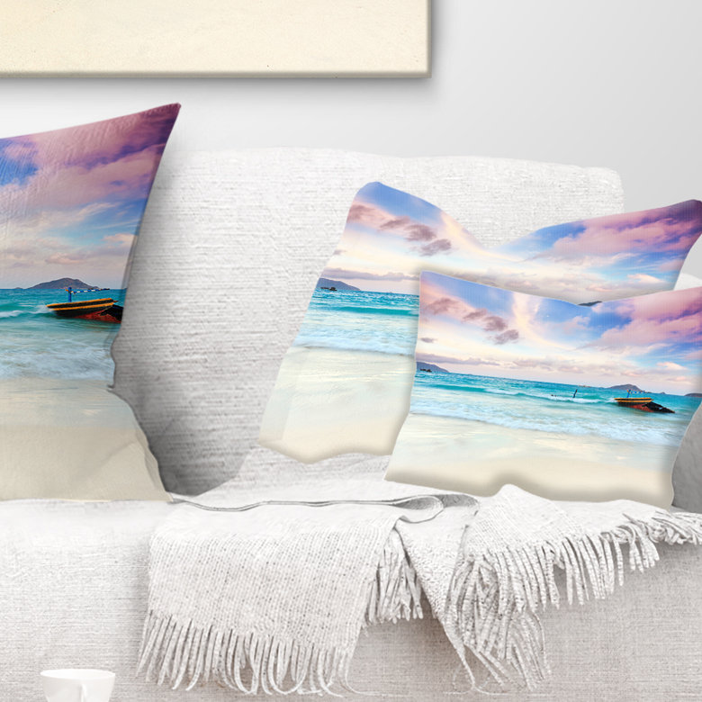 Coussin Seascape, Rectangulaire, 12 po x 20 po