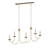 Kaelie 5-light Bulbs Modern Farmhouse Gold Rustic Candle Chandelier Light Fixture