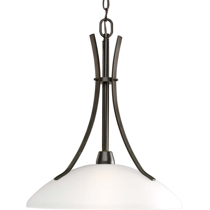 Charleston 1 - Light Single Pendant, Antique Bronze