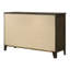 Commode 6 tiroirs cacao foncé