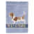 Basset hound debout sélectionné