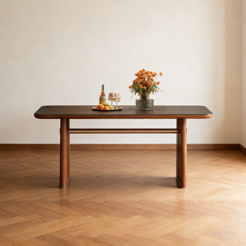 Table de salle à manger Mid-Century, 29.5"H x 55.1"L x 31.5"W