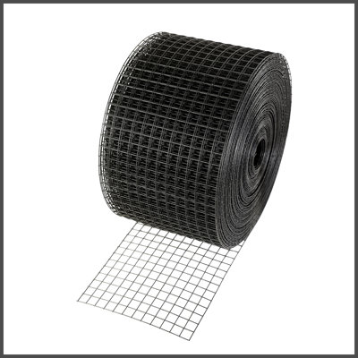 Pare-soleil à panneau solaire 8 pouces x 100 pieds, ensemble de rouleau de garde Critter avec revêtement en PVC antirouille, protecteur de panneau solaire avec 50 fils de pneus, treillis métallique 1/2 pouce