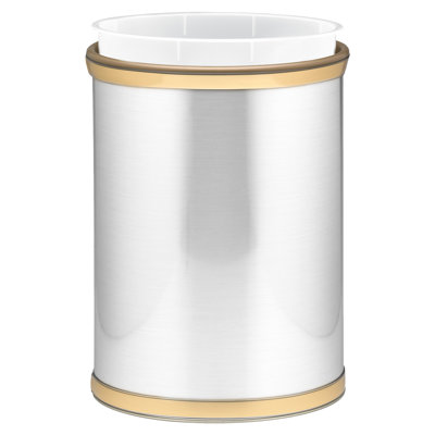 Gerto Plastic 3.25 Gallon Open Waste Basket