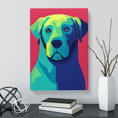 Pelcha Labrador Retriever Abstract Vol.4 - Wrapped Canvas Print