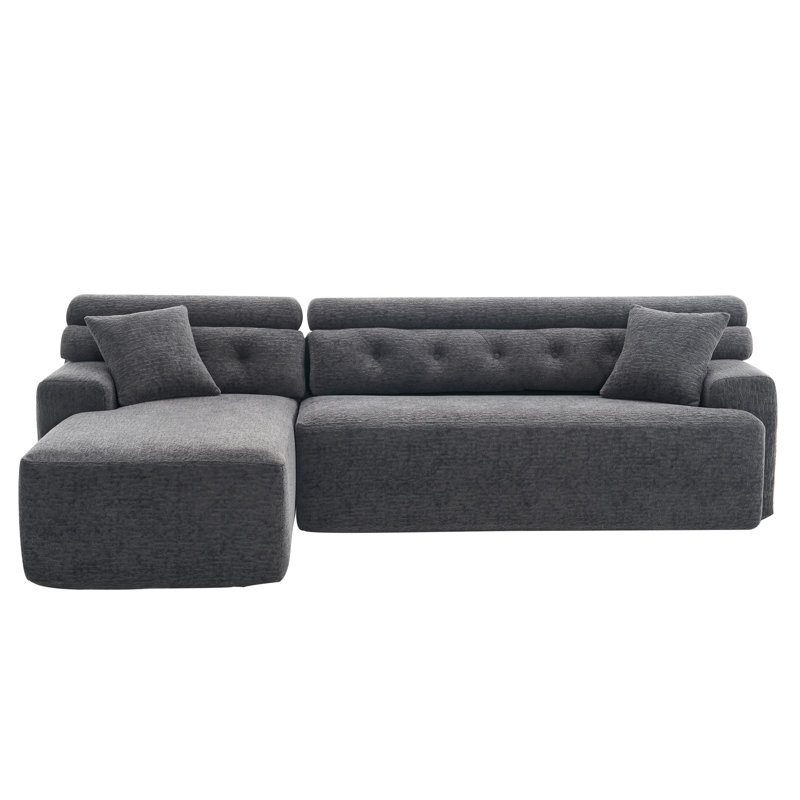 Canapé 104,5 po Chenille, Gris