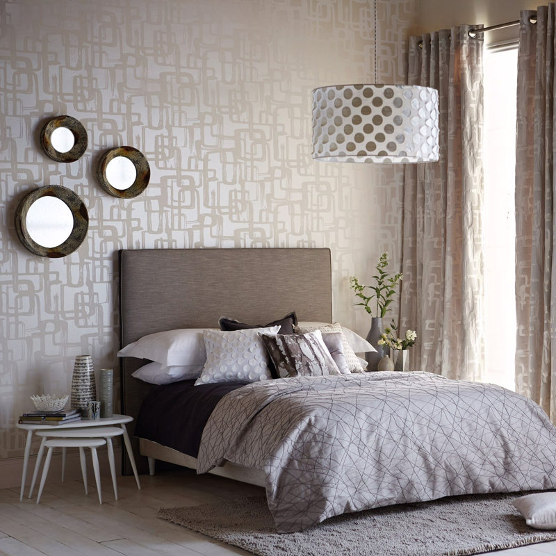 1005m x 52cm Wallpaper Roll, Pearl/Chalk