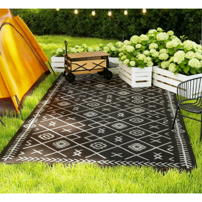 Tapis d'extérieur, tapis réversible pour patio