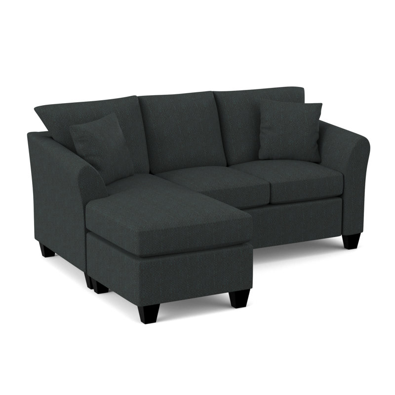 Ryant Upholstered L-Shaped Sectional Reversible, Bronco Jade