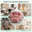 Fauteuil à billes avec repose-pieds 41,34 po-979193679